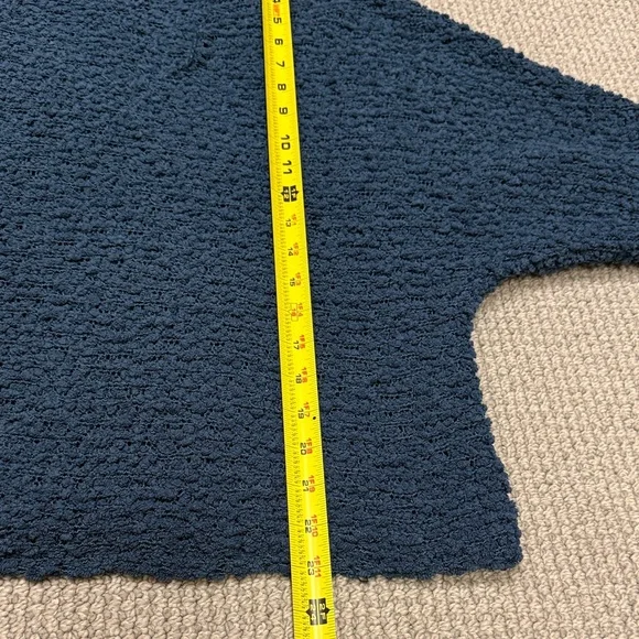 Women's Altar'd State Blue Nubby Textured Sweater, Size Medium - Picture 3 of 10